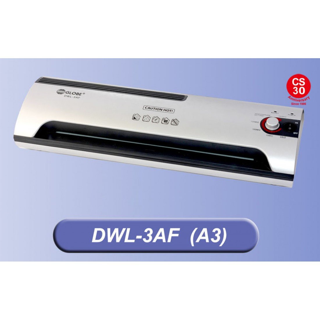 GLOBE DWL3AF A3 Laminator ( Four wheel electrical Laminator)